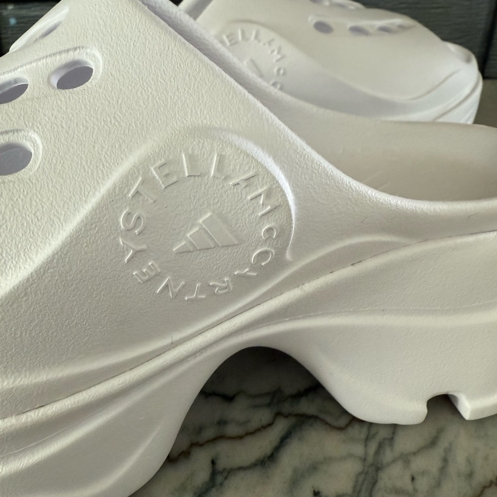 Adidas aSMC Stella McCartney Clogs White - Picture 4 of 9